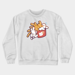 Duck & Bunny French Fries Crewneck Sweatshirt